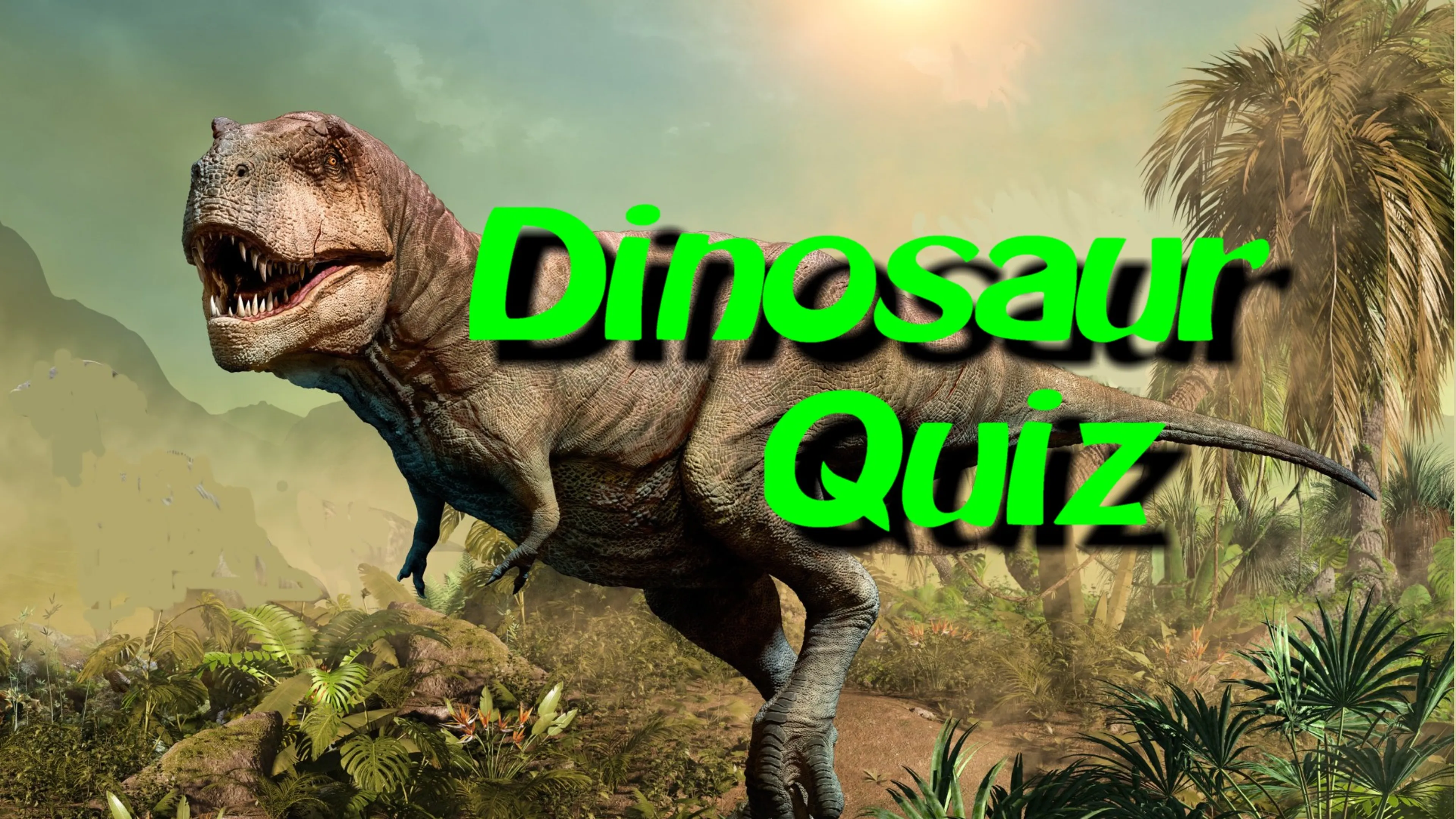 Dinosaur Quiz poster